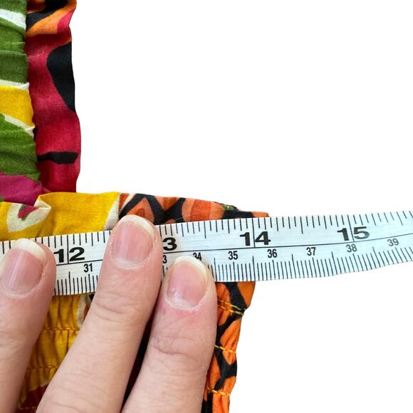 NEW Farm Rio Fruit Dream Maxi Dress Tropical Resort Yellow Pink Green Small - Picture 11 of 13